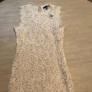 Beautiful white lace dress!